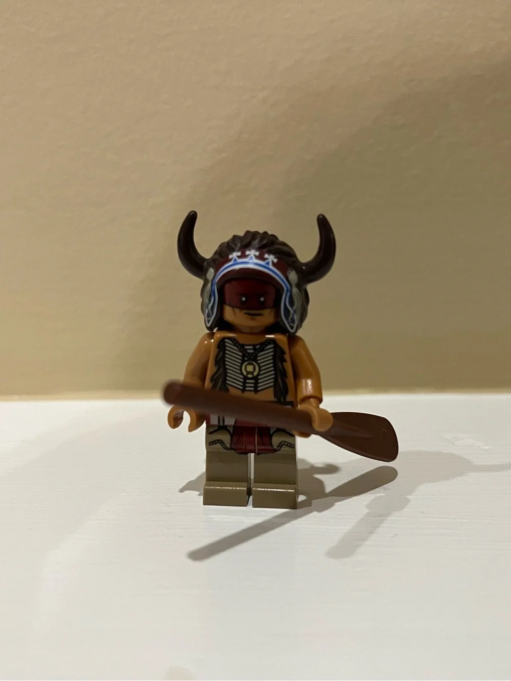 LEGO Lone Ranger Disney Native American Warrior Minifigure with Paddle Toy
